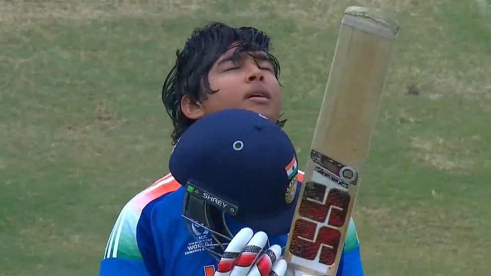 14-Year-Old Vaibhav Suryavanshi Gets Dismissed For 175 Runs Off 80 Balls During ICC U19 World Cup Final vs England 