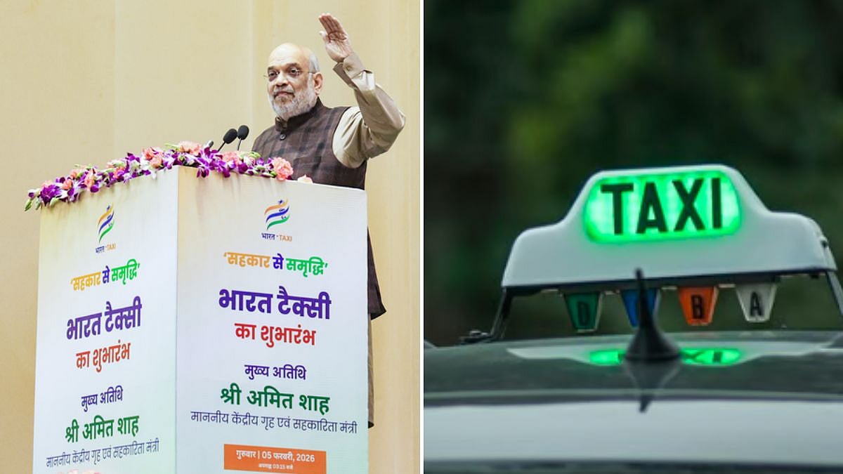 Union HM Amit Shah Launches Cooperative-Led ‘Bharat Taxi’, National Rollout Planned In Three Years 