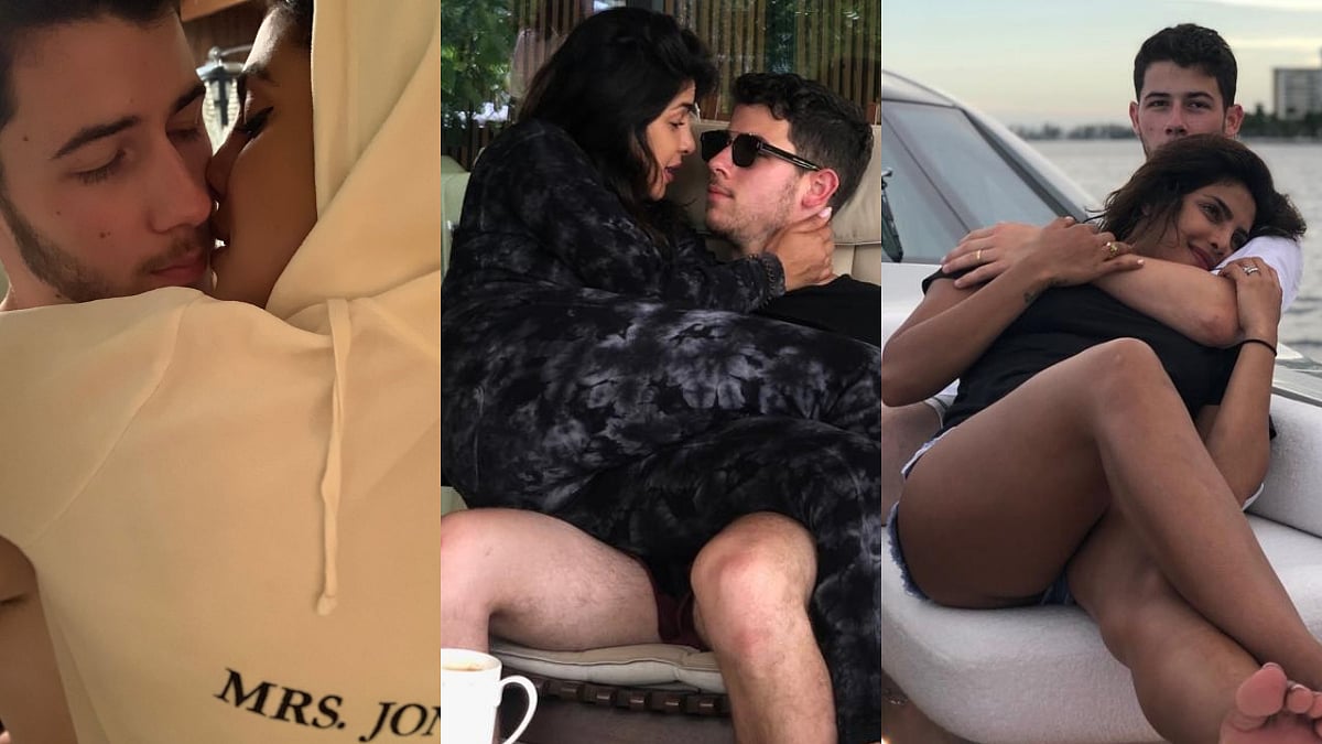 'You Are What Dreams Are Made Of': Priyanka Chopra Shares Romantic Pictures With Husband Nick Jonas; Cheers For Him As His New Music Album Gets Launched 