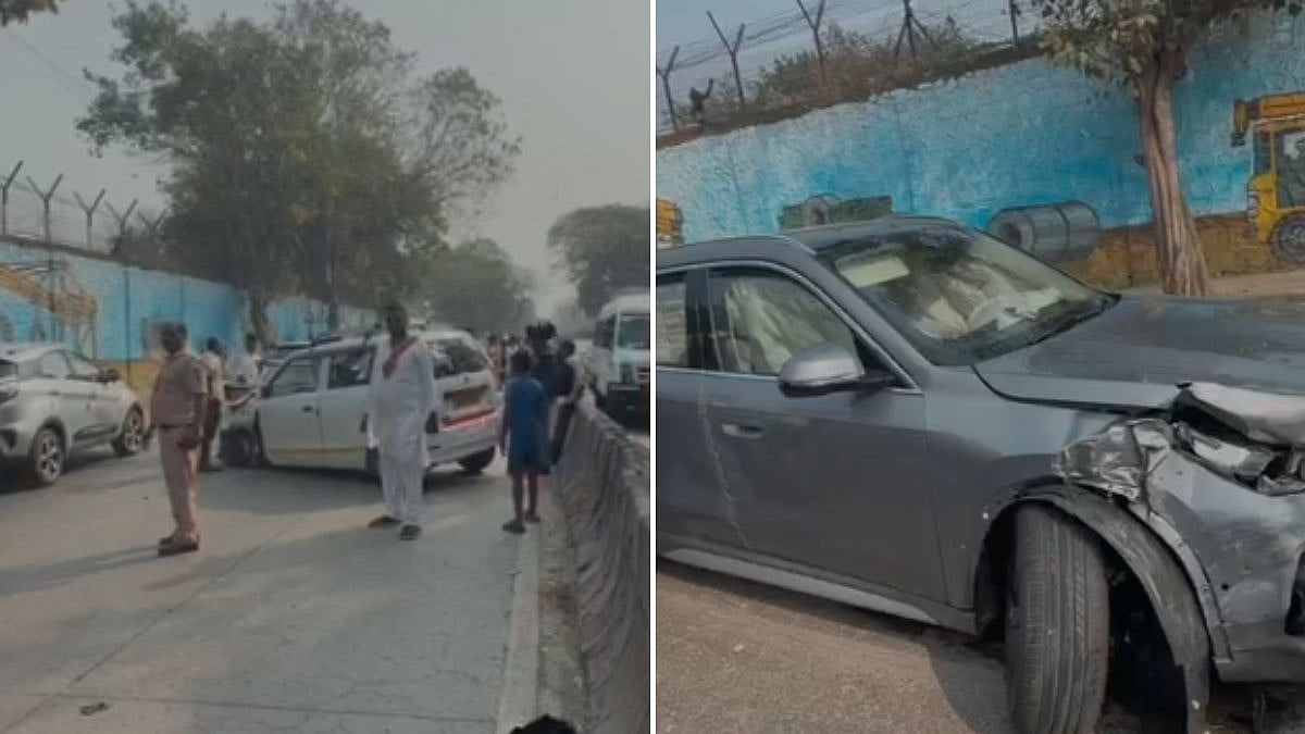 Mumbai News: Speeding BMW Collision On P D'Mello Road Snarls Traffic
