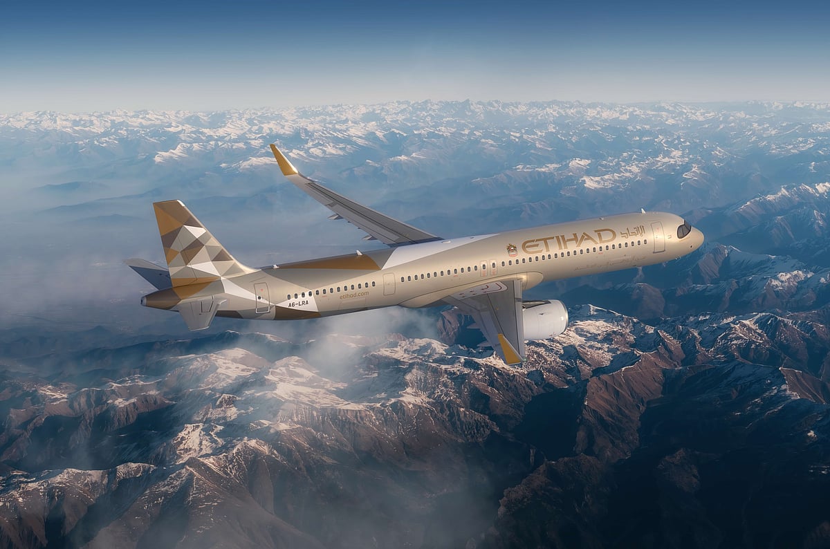 Etihad A321LR aircraft