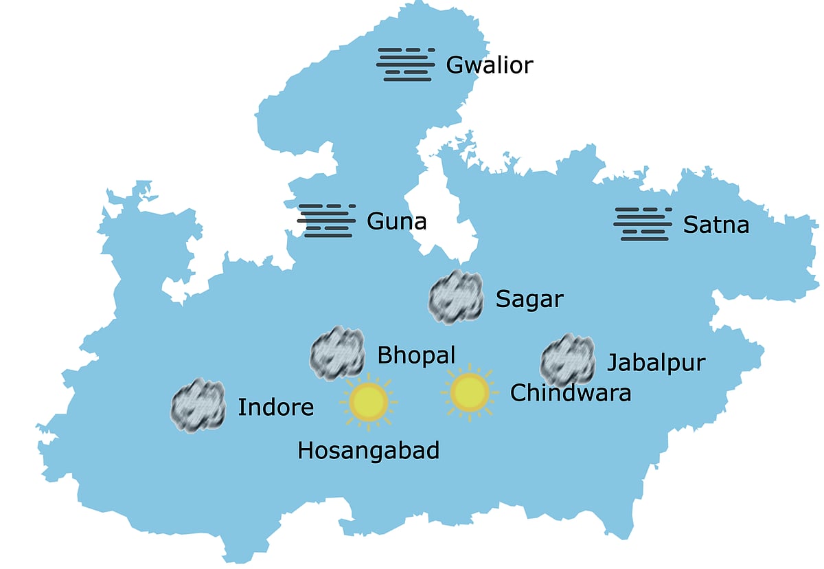 Weather in Madhya Pradesh at 10:30 am