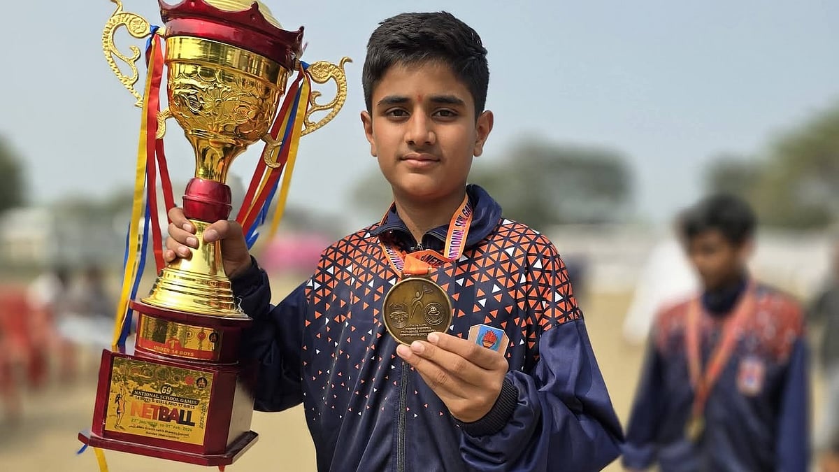 Chhatrapati Sambhajinagar's Virochan Shinde Wins Gold Medal In National School Netball Event