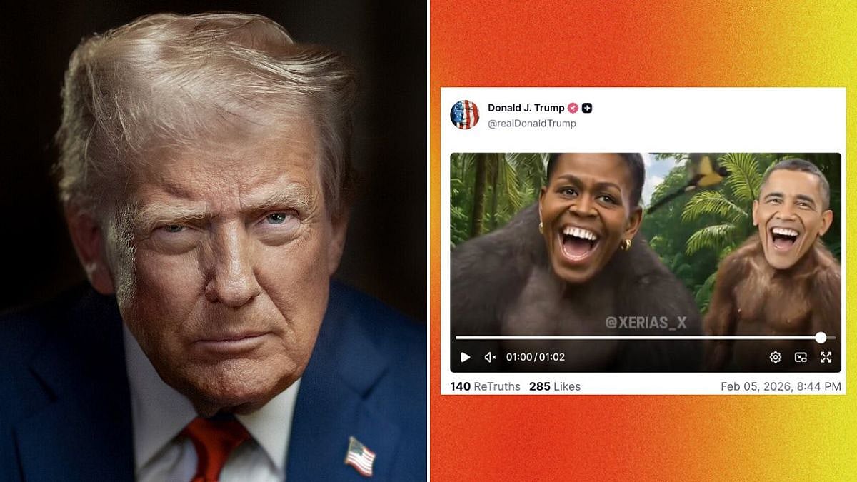 US President Donald Trump Refuses To Apologise After Racist Video Depicting Obamas Is Deleted Amid Backlash 