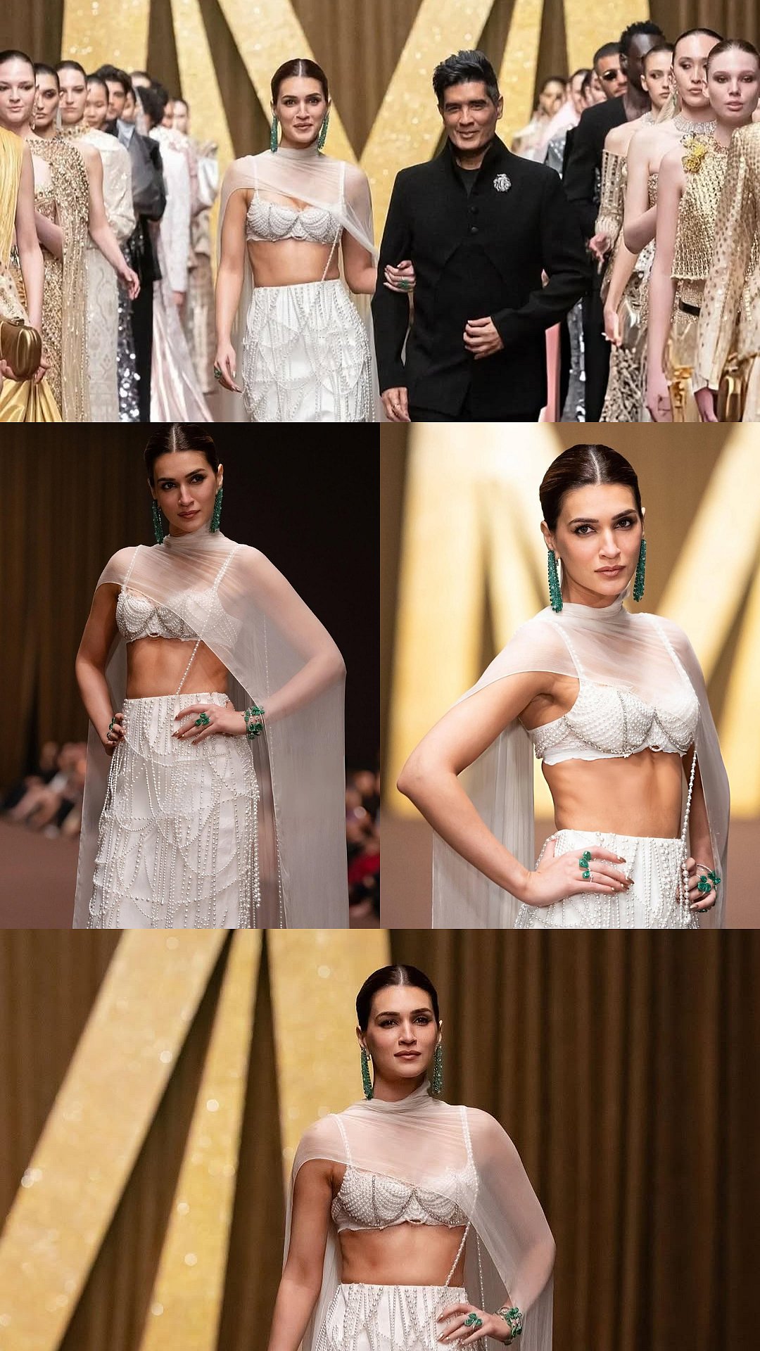 PICTURES: Kriti Sanon's Shostopper Moment With Manish Malhotra At Dubai Fashion Week 2026