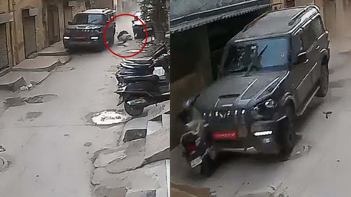 Caught On Camera: Speeding Scorpio Rams Into 10-Year-Old Girl While Returning From School In Gurugram 