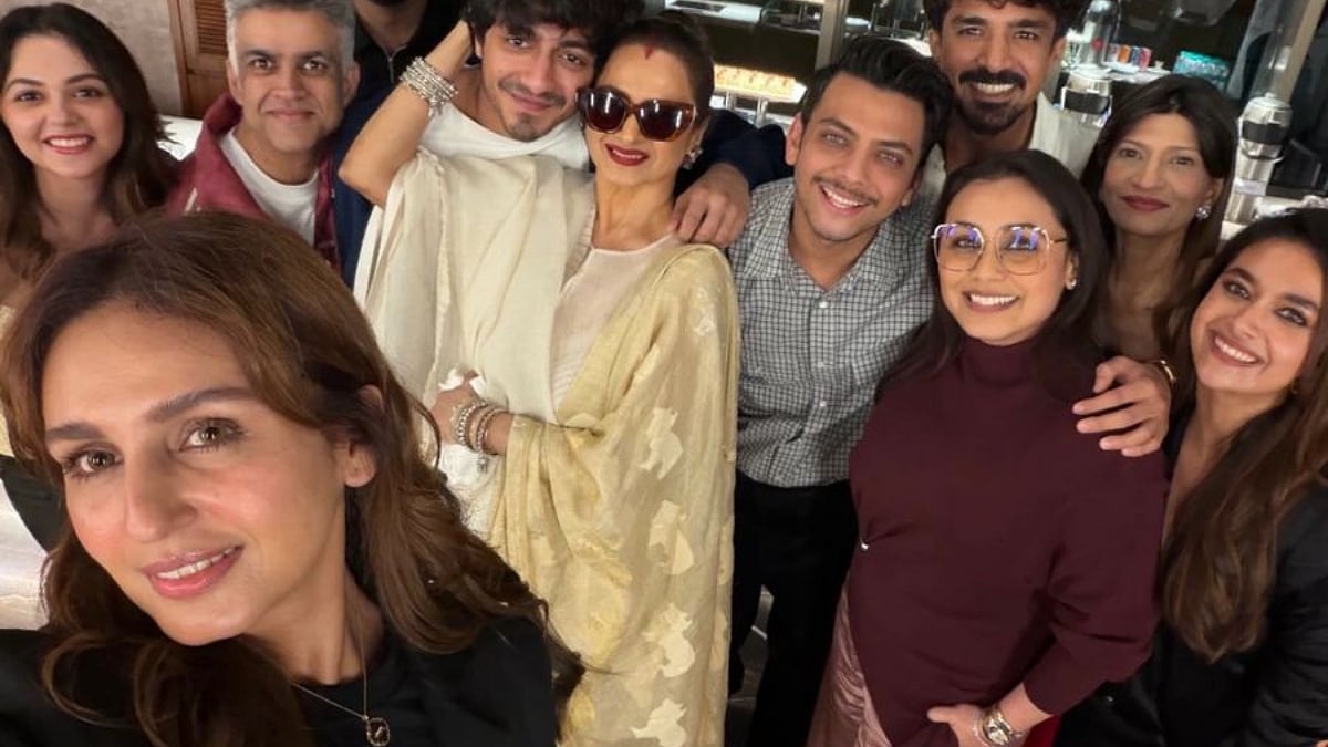 Mardaani 3 Mumbai Screening: Rani Mukerji Poses With Vishal Jethwa, Keerthy Suresh & Huma Qureshi; Rekha Holds Ahaan Panday Close 