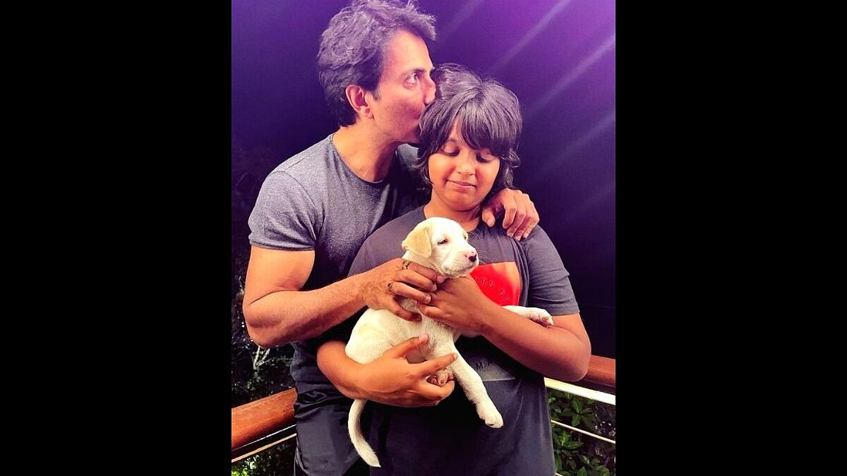 Sonu and Ayaan Sood with Naruto 