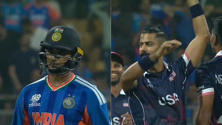 IND VS USA: Wankhede Stunned In Silence As Abhishek Sharma Departs For Golden Duck In ICC T20 World Cup Debut 