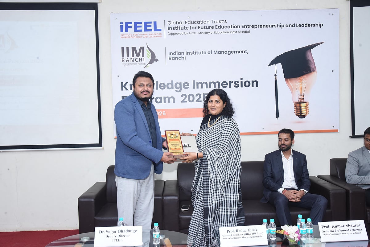 iFEEL PGDM B-School Organises "AI-Enabled Management" Knowledge Immersion Programme in Association with IIM Ranchi