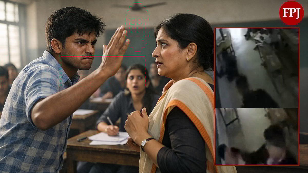 Vadodra: Class 12 Student Slaps Teacher In Front Of Entire Classroom; Video Goes Viral 