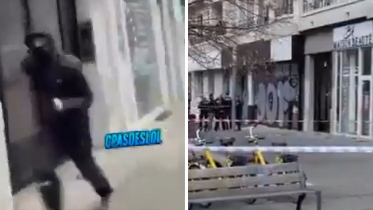 France: Video Shows Hooded Man Throwing Grenade At Grenoble Salon; 6 Injured Including Minor