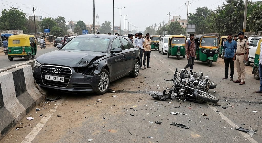 MP News: Three Family Members Die, Including Father And Son, After Audi Collides With Motorcycle On...