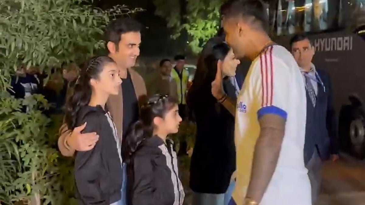 Indian Team Arrives At Head Coach Gautam Gambhir's Residence For Dinner Ahead Of IND Vs NAM ICC T20...