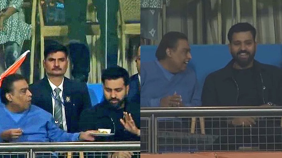 Rohit Sharma Politely Turns Down Mukesh Ambani's 'Food Offer' During IND vs USA ICC T20 World Cup Match; Video 