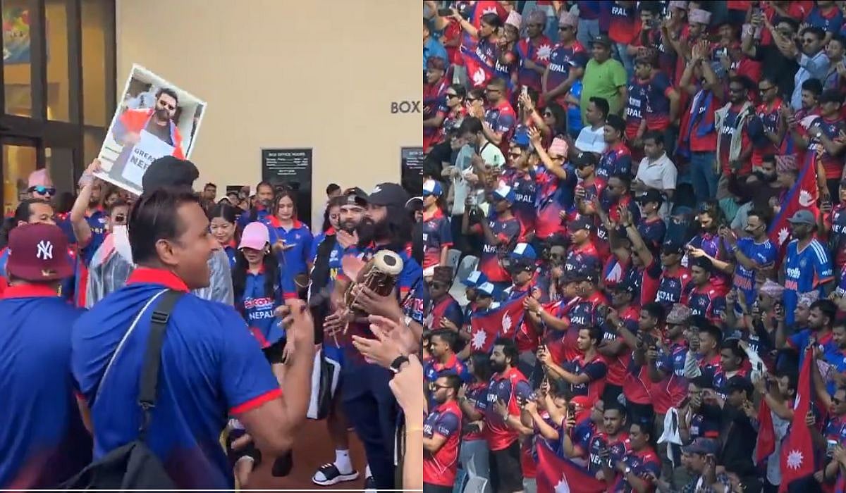 VIDEO: Nepal Fans Take Over Wankhede Stadium For T20 World Cup Debut Vs England 