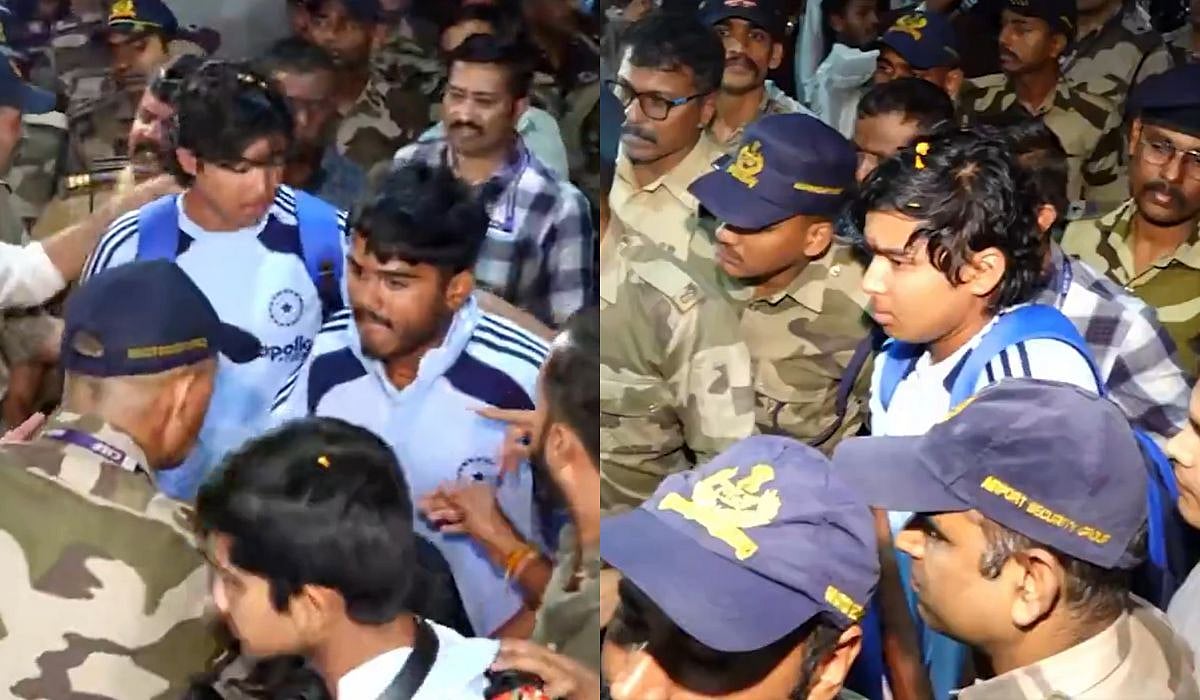 VIDEO: India's U19 World Cup Winning Team Get Heroic Welcome At Mumbai Airport 