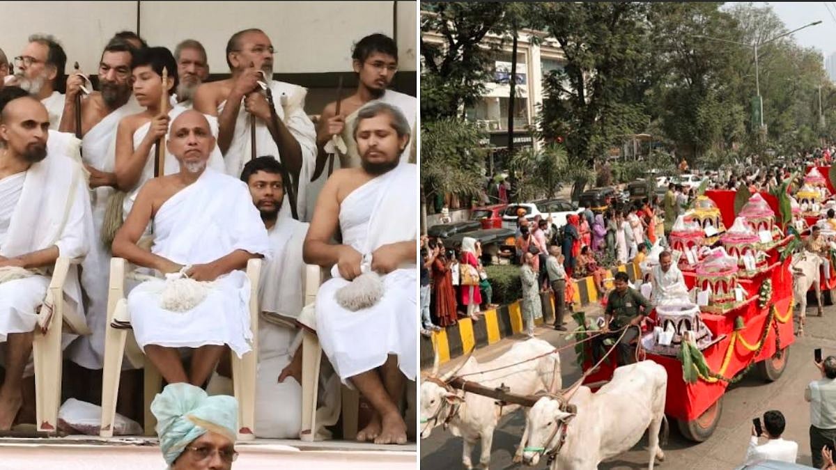Historic Spiritual Gathering In Mumbai Sees 64 Jain Seekers Embrace Ascetic Path At Grand Ceremony 