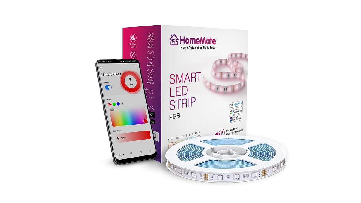 HomeMate Wi‑Fi Multicolour Smart LED Strip Kit 