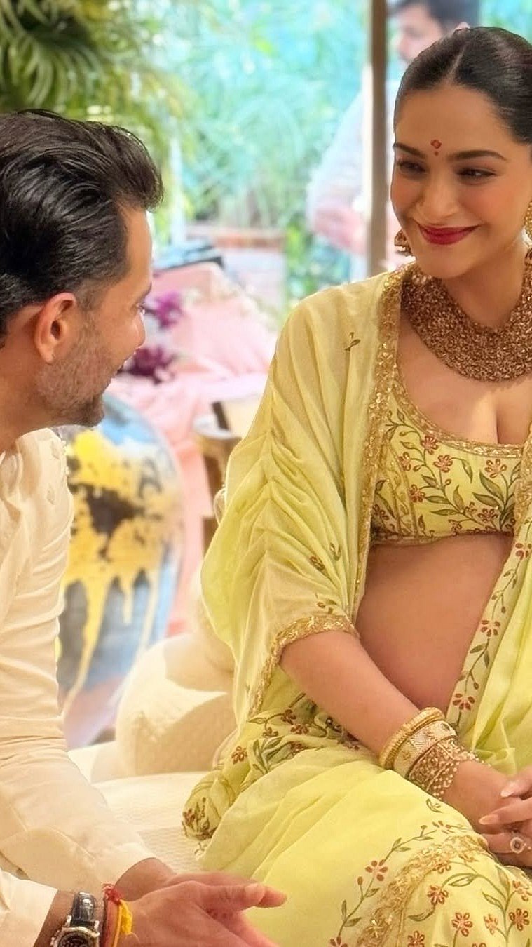 Sonam Kapoor at her baby shower