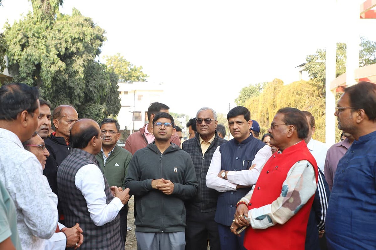 Indore News: Infrastructure Works Gain Pace In Saket Nagar & Tilak Nagar; Mayor Pushyamitra Bhargav...