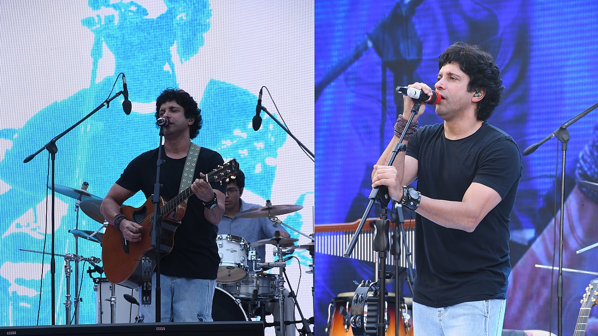 Farhan Akhtar Spent A 'Lovely Sunday Evening' Unveiling New Collection Of English Songs At KGAF| VIDEO 