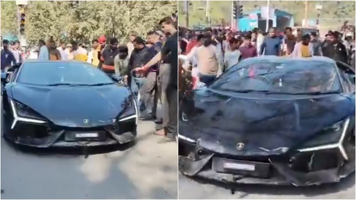 UP Tobacco Trdader's 'Drunk' Son Rams Lamborghini Into Vehicles, Pedestrians In Kanpur, Several...