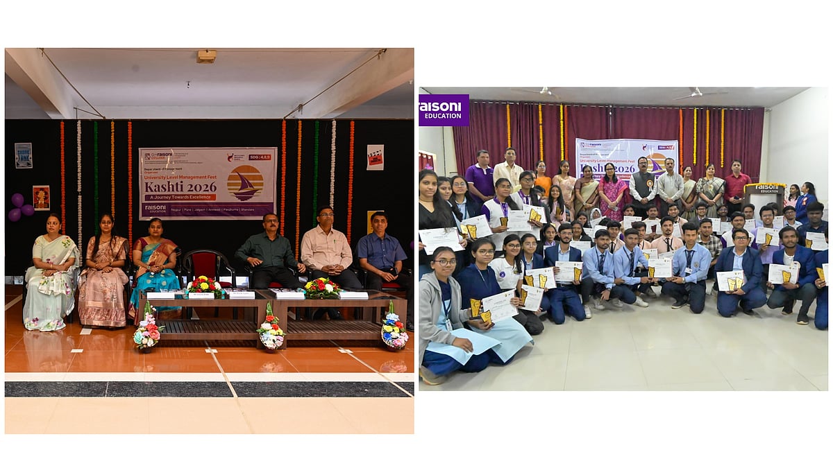 Jalgaon: University-Level Management Fest “Kashti-2026” Organised At G.H. Raisoni College
