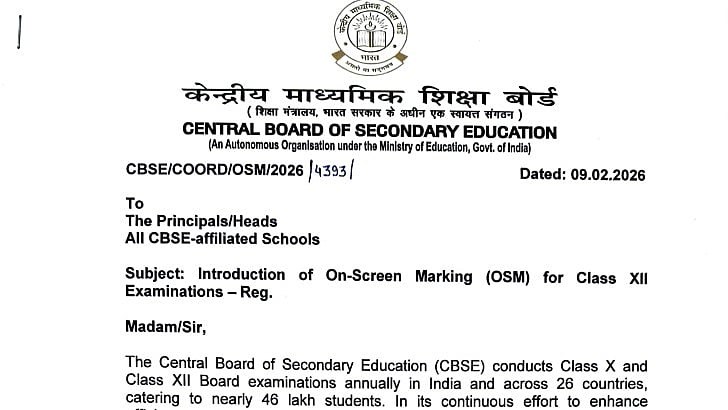 CBSE Introduces On-Screen Marking For Class 12th From 2026 To Speed Up Evaluation 