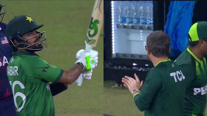 PAK Vs USA: Babar Azam Smashes 17 From 21-Run Over Against Mumbai-Born Harmeet Singh In  ICC T20 WC26 Clash 