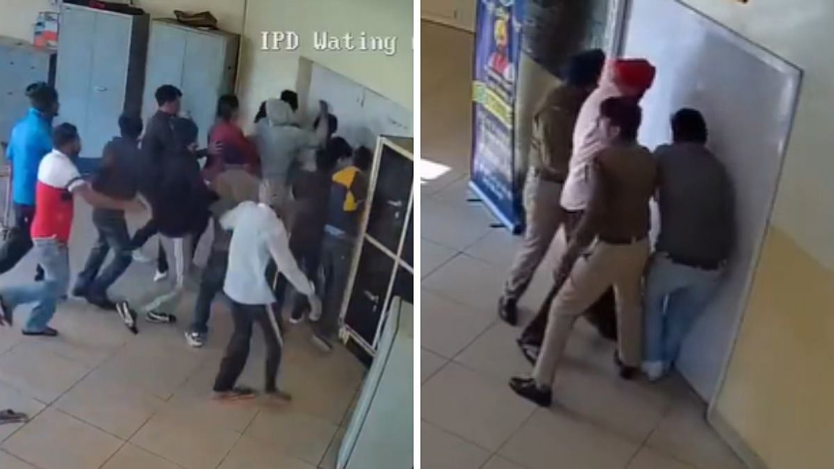 Caught On Cam: 40 Patients Attempt Mass Escape From Mohali De-addiction Centre, Situation Brought...