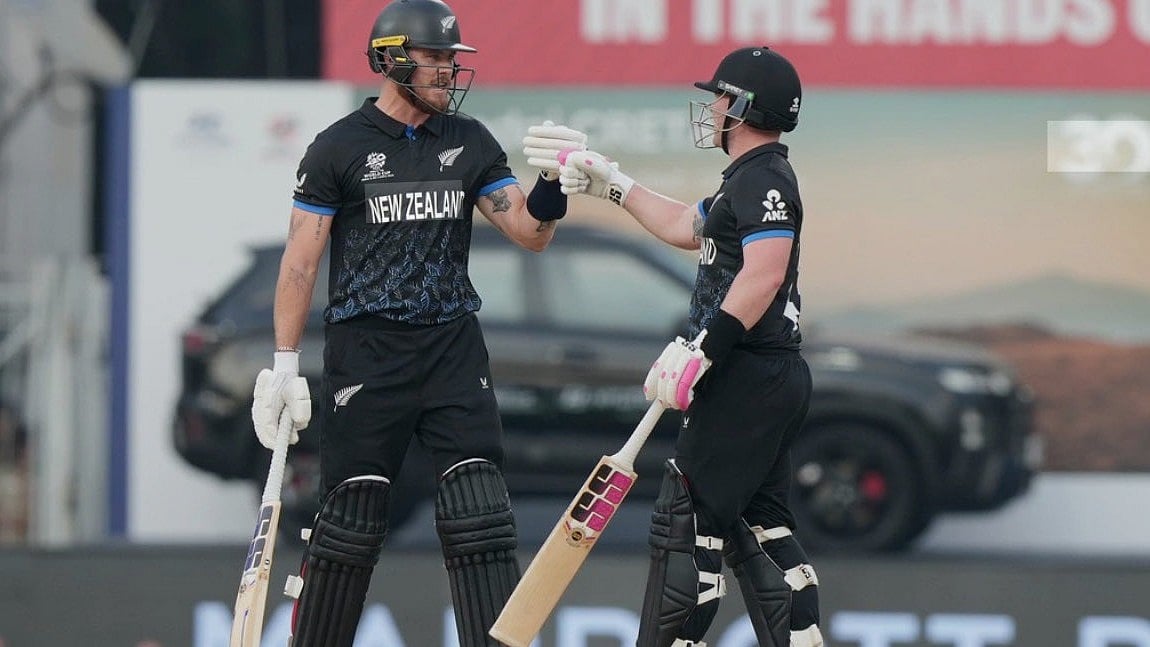 New Zealand's KKR Duo Tim Seifert & Finn Allen Set Record For Biggest Partnership In T20 World Cup...