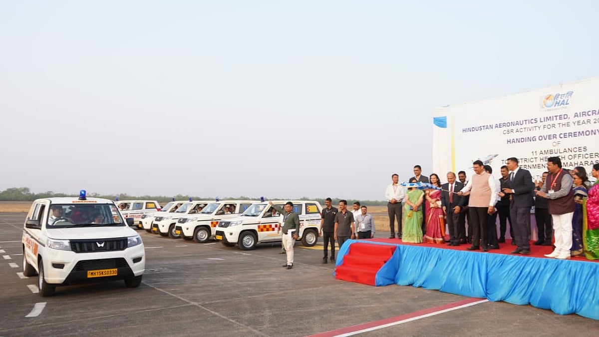 Nashik: HAL Provides State-Of-The-Art Ambulances To 11 PHCs In Nashik District