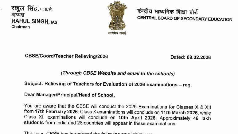CBSE Board Exams 2026: Board Directs Schools To Relieve Teachers For Class 10, 12 Exam Evaluation 2026 