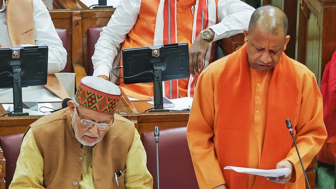 CM Yogi Adityanath Pays Tribute To Late BJP MLA Prof Shyam Bihari Lal In UP Assembly
