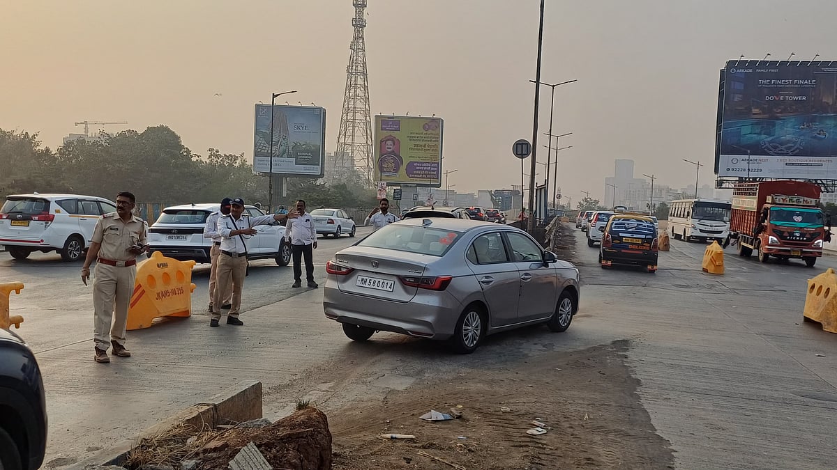Thane Traffic Police Launch 'Reverse Lane' On Eastern Express Highway To Ease Mumbai-Bound Congestion 