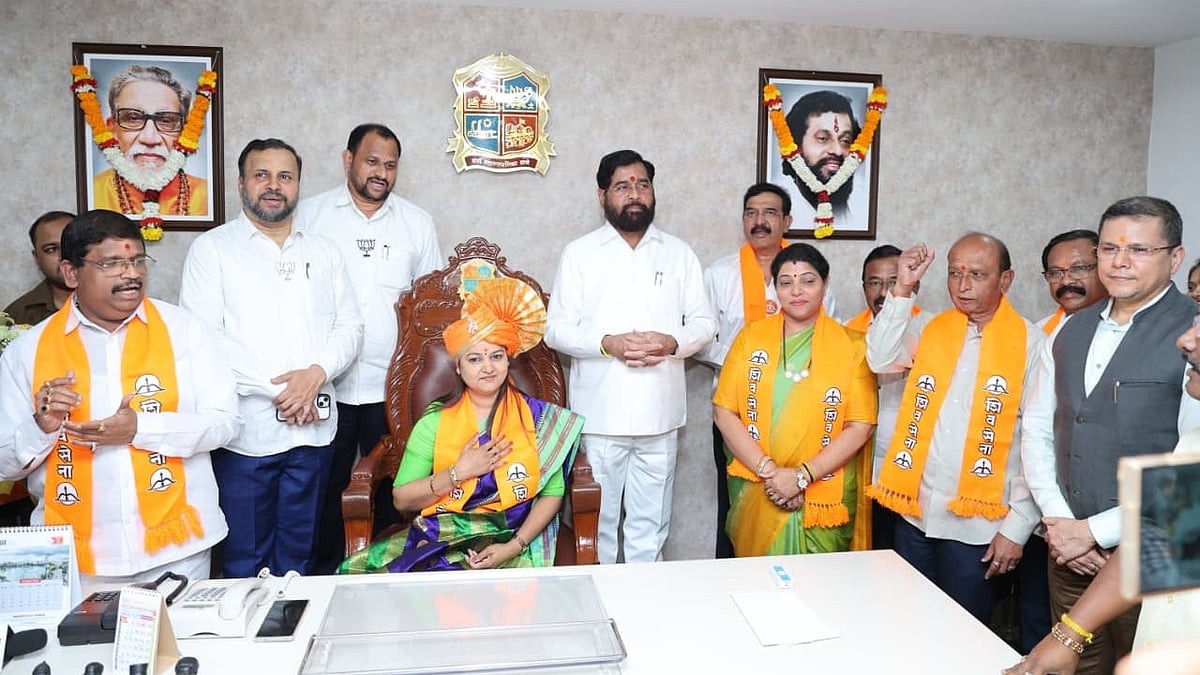 Shiv Sena's Sharmila Pimplolkar Takes Charge As Thane Mayor; Deputy CM Eknath Shinde Graces Ceremony 