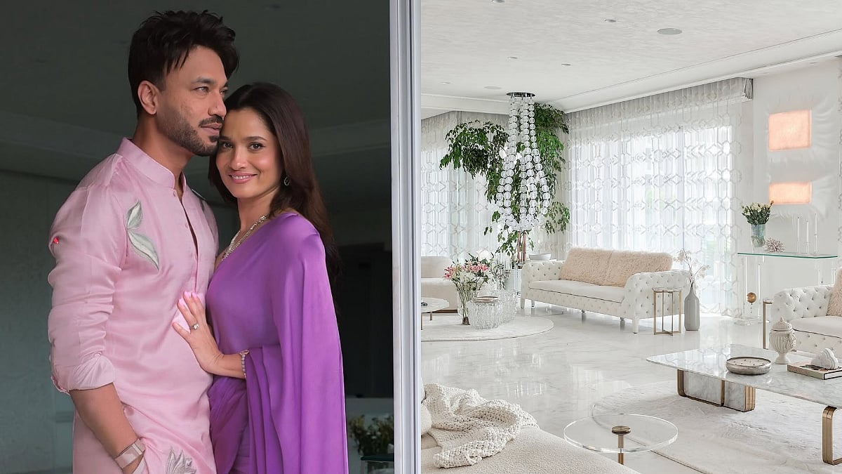 Inside Ankita Lokhande & Vicky Jain's 5500 Sq Ft Luxurious Mumbai Home Featuring Private Theatre & Walk-In Wardrobes 
