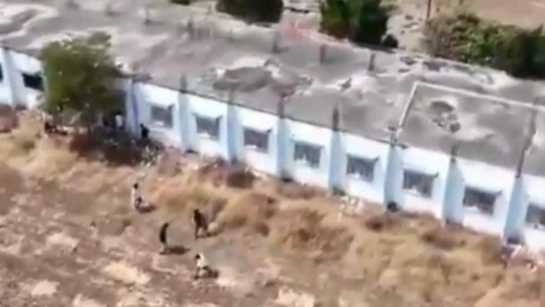 Maharashtra Class 12 Exam Malpractice Caught On Drone Camera On First Day Of HSC Exams In Beed;...