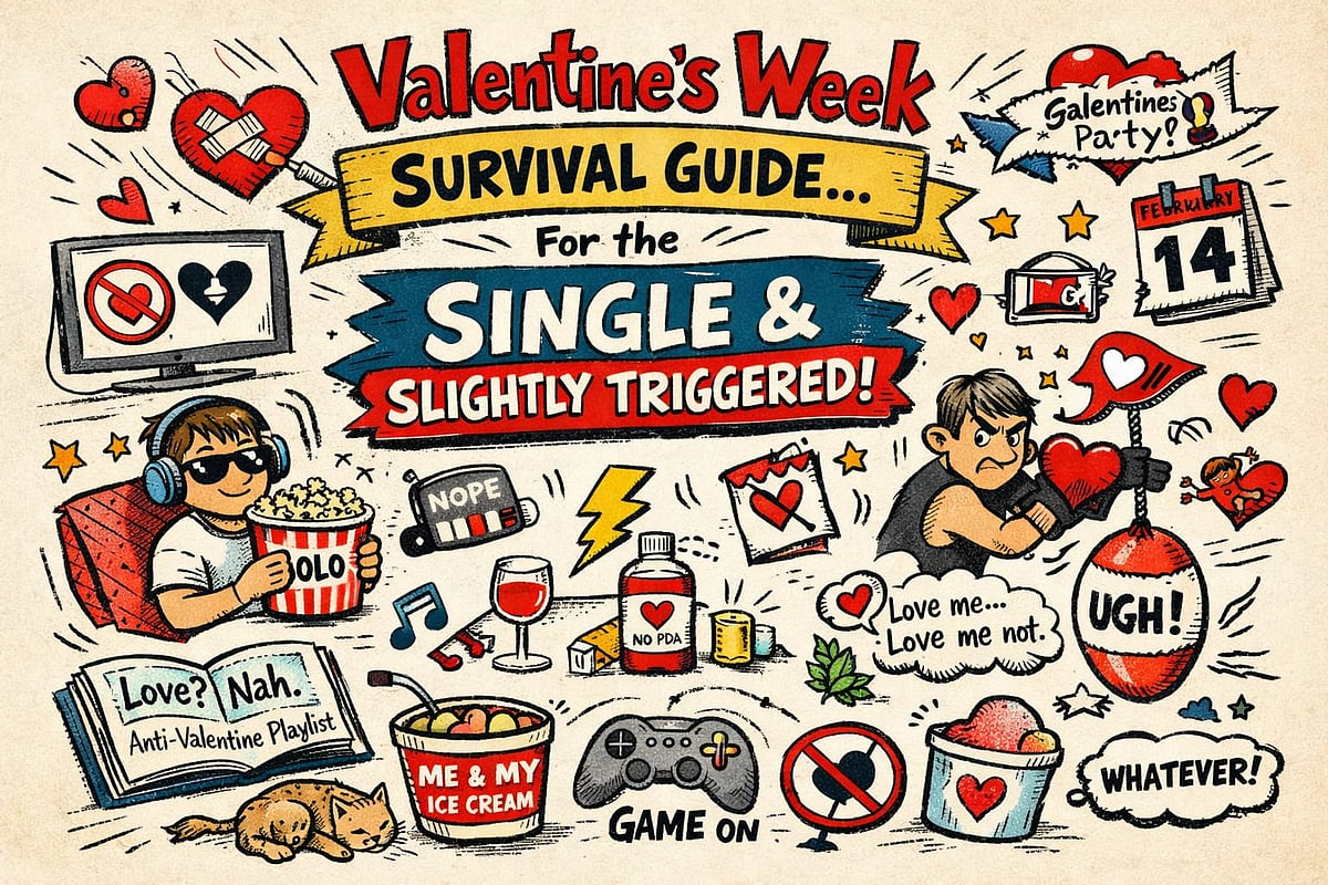 Gen-Z Special: Single & Not Ready To Mingle? Here's How You Can Survive The Rosy Valentine’s Week