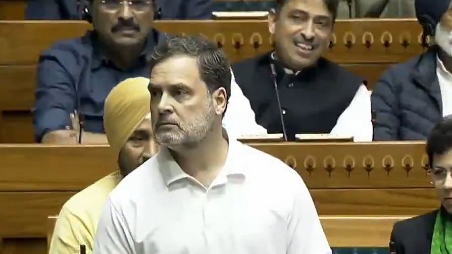 'PM Modi Sold Bharat Mata Because They Are Choking Him': Rahul Gandhi Fires Salvo At Govt In Lok...