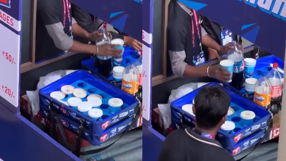 Viral Video Claims Leftover Drinks Were Reused At Arun Jaitley Stadium During ICC T20 World Cup 