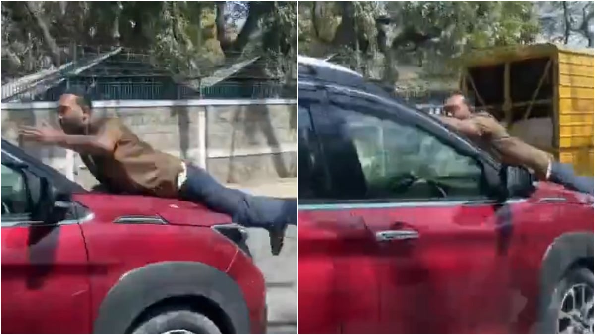 Bengaluru Road Rage: SUV Driver Drags Man On Bonnet After Altercation, Accused Arrested; Dramatic...