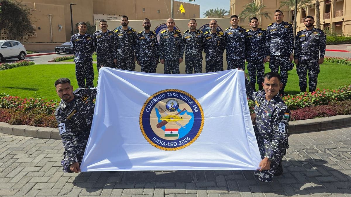 Indian Navy Assumes Command Of Key Multinational Maritime Task Force CTF 154 