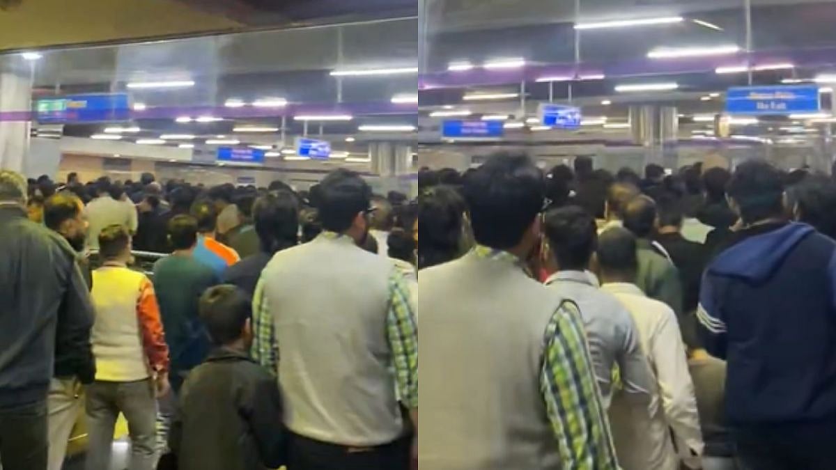 Delhi Metro Gates Crash Due To Overcrowding Hours Before IND Vs NAM ICC T20 WC26 At Arun Jaitley...