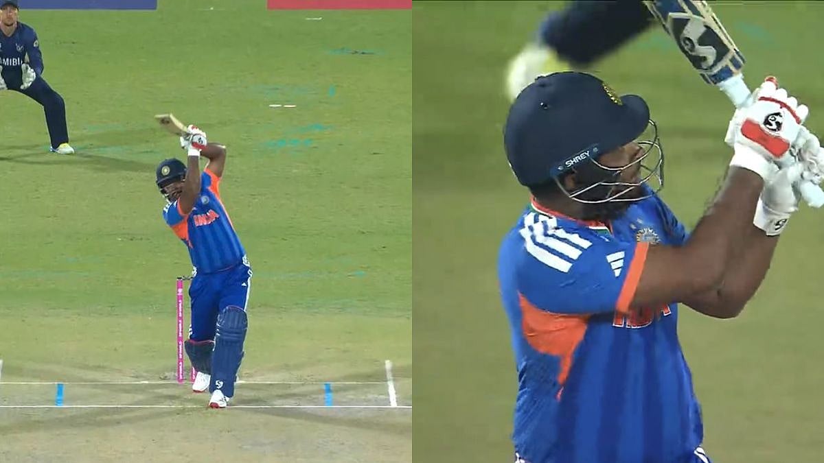 VIDEO: Sanju Samson Fails To Make Opportunity County, Quick-Fire Cameo Ends After 3 Sixes In IND Vs...