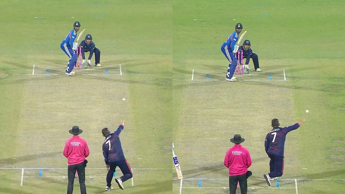 Who Is Gerhard Erasmus? Namibian Captain With 'Weird' Bowling Action Makes Headlines After 4-fer In IND Vs NAM T20 WC26 Clash 
