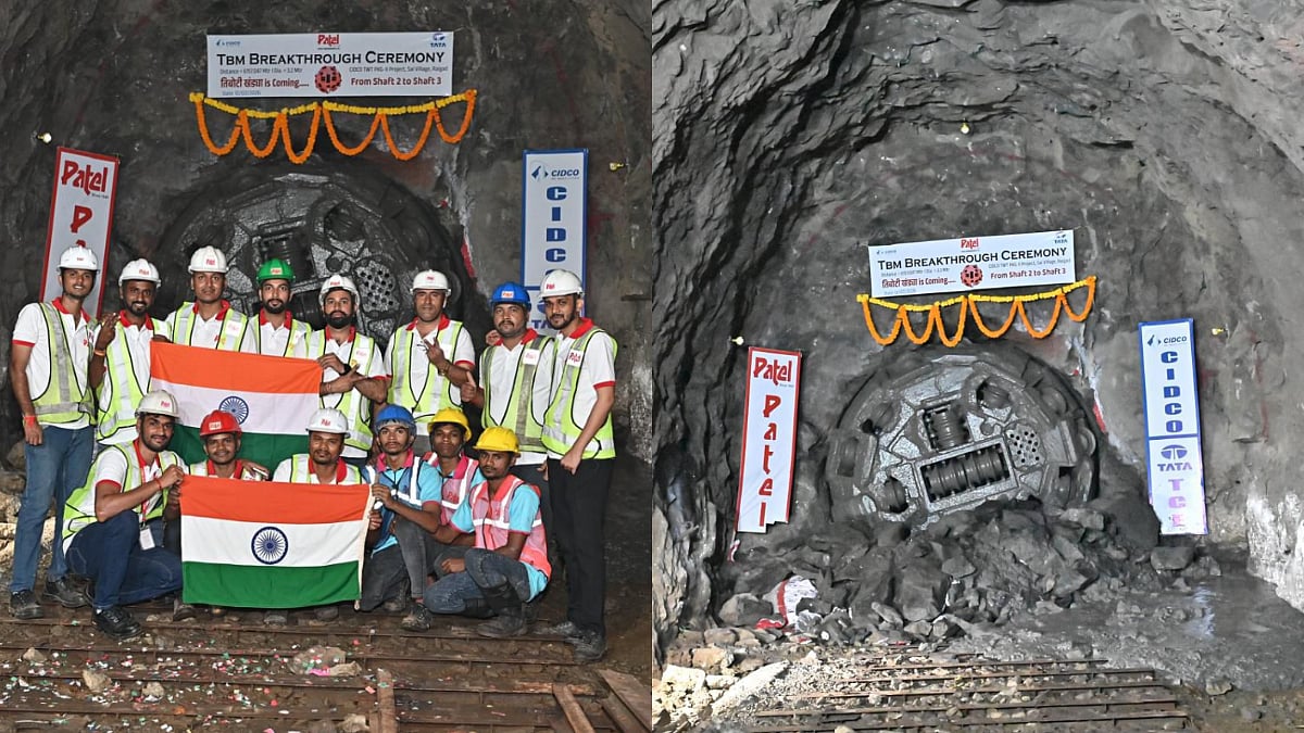 CIDCO Achieves Record-Breaking TBM Tunnel Milestone In Navi Mumbai 