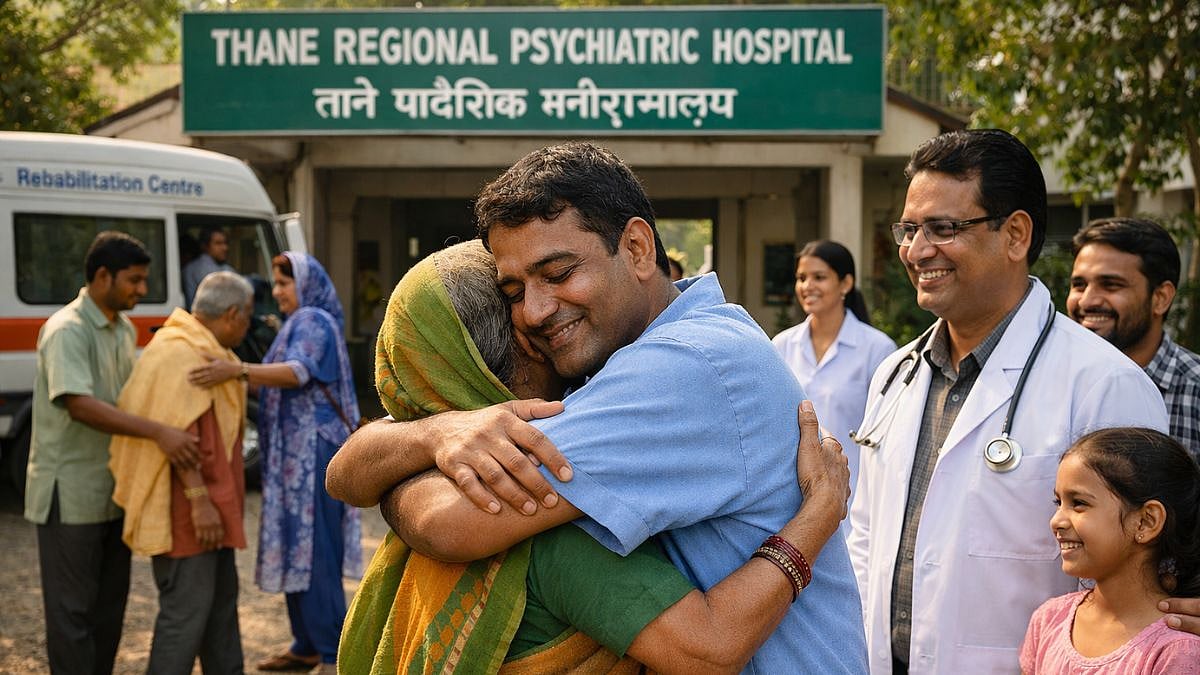 Thane Regional Psychiatric Hospital Rehabilitates Over 2,300 Patients In A Year, Reuniting Most With...