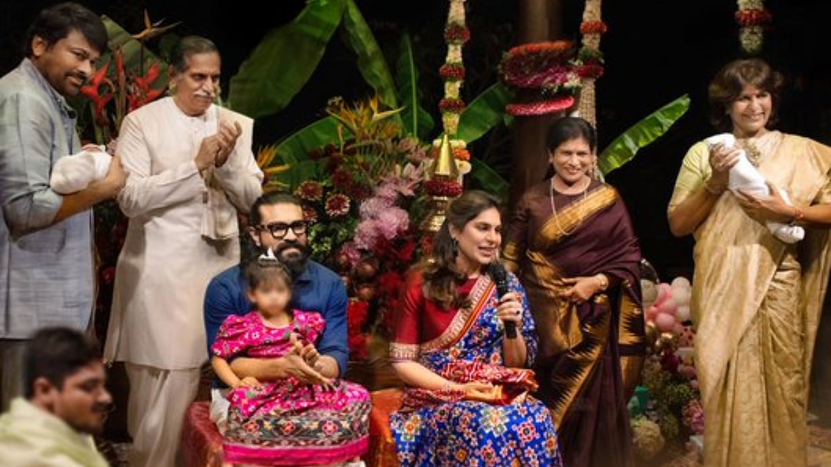 'Shiva Ram Konidela & Anveera Devi Konidela': Grandfather Chiranjeevi Announces Names Of Ram Charan-Upasana Kamineni's Twins 